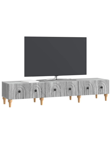 Mobile TV Grigio Sonoma 147 x 34,5 x 30 cm Legno ingegnerizzato