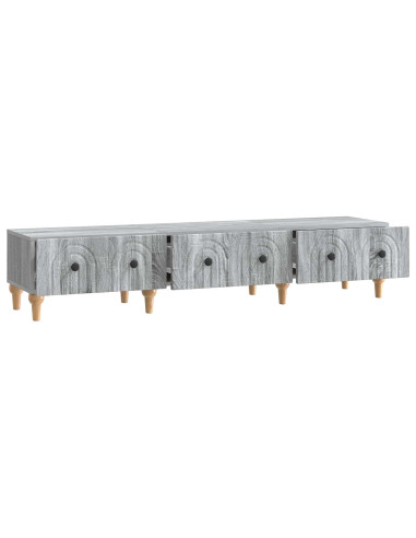 Mobile TV Grigio Sonoma 147 x 34,5 x 30 cm Legno ingegnerizzato