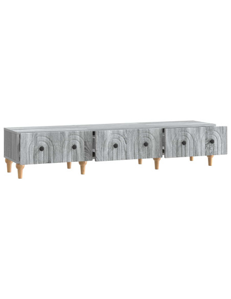 Mobile TV Grigio Sonoma 147 x 34,5 x 30 cm Legno ingegnerizzato