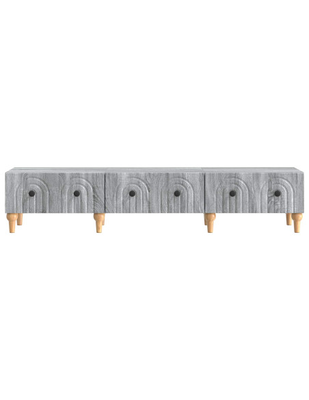 Mobile TV Grigio Sonoma 147 x 34,5 x 30 cm Legno ingegnerizzato