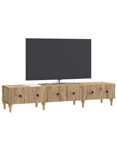 Mobile TV con cassetto Rovere Artigianale 147 x 34,5 x 30 cm