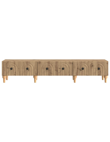 Mobile TV con cassetto Rovere Artigianale 147 x 34,5 x 30 cm