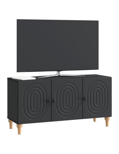 Mobile TV Nero 99 x 34,5 x 50 cm Legno ingegnerizzato