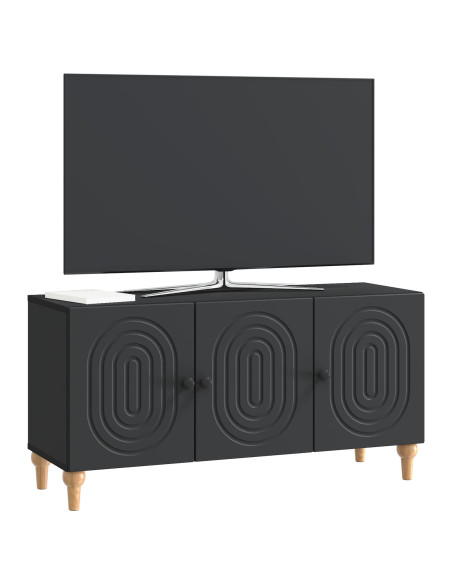 Mobile TV Nero 99 x 34,5 x 50 cm Legno ingegnerizzato