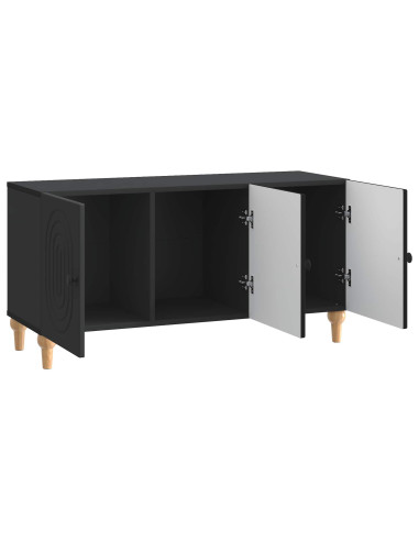 Mobile TV Nero 99 x 34,5 x 50 cm Legno ingegnerizzato