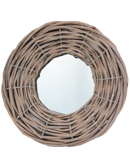 Specchi 3 pz 15 cm in Vimini