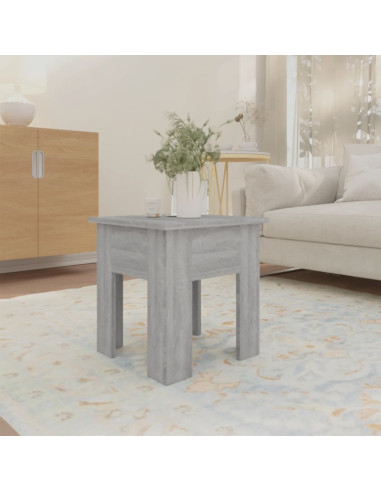 Tavolino da Salotto Grigio Sonoma 40x40x42 cm in Truciolato