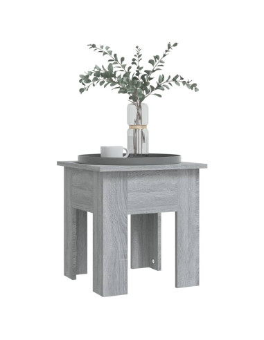 Tavolino da Salotto Grigio Sonoma 40x40x42 cm in Truciolato