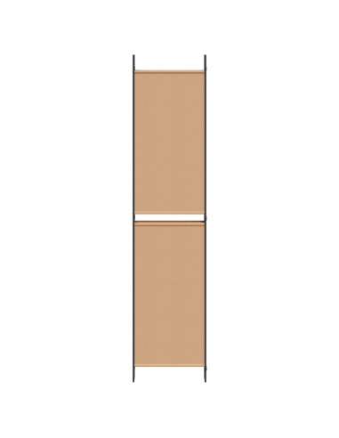Divisore per Stanza a 6 Pannelli Beige 300 x 220 cm Tessuto