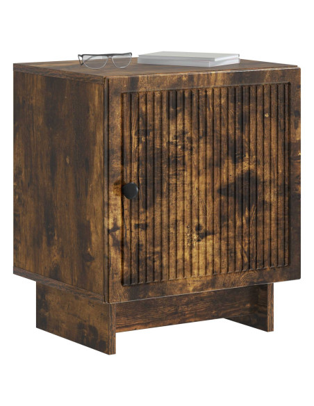 Armadio da Notte Rovere Fumo 43 x 34,5 x 50 cm