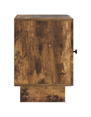 Armadio da Notte Rovere Fumo 43 x 34,5 x 50 cm