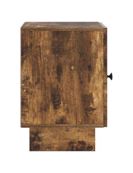Armadio da Notte Rovere Fumo 43 x 34,5 x 50 cm