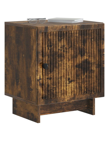 Armadio da Notte 2 pcs Rovere Fumo 43 x 34,5 x 50 cm