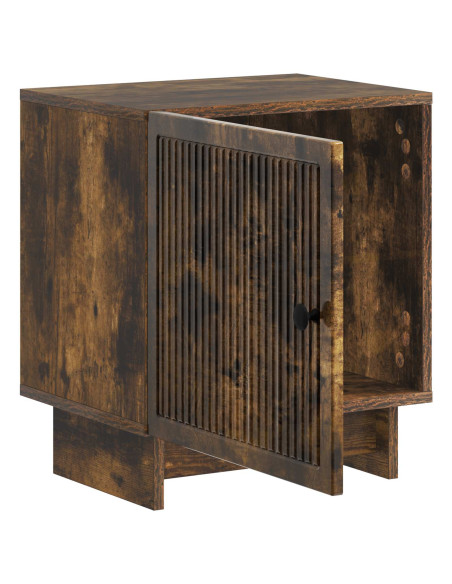 Armadio da Notte 2 pcs Rovere Fumo 43 x 34,5 x 50 cm