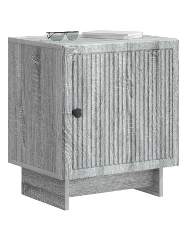 Armadio da Notte Grigio Sonoma 43 x 34,5 x 50 cm