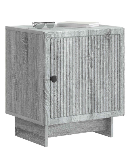 Armadio da Notte Grigio Sonoma 43 x 34,5 x 50 cm