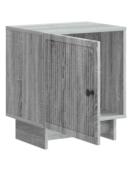 Armadio da Notte Grigio Sonoma 43 x 34,5 x 50 cm