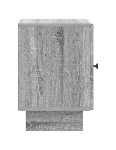 Armadio da Notte Grigio Sonoma 43 x 34,5 x 50 cm
