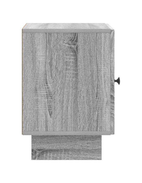 Armadio da Notte Grigio Sonoma 43 x 34,5 x 50 cm