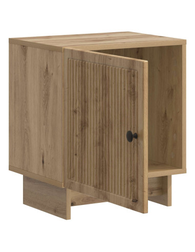 Armadio da Notte 2 pcs Rovere Artigianale 43 x 34,5 x 50 cm