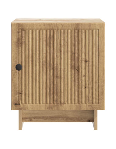 Armadio da Notte 2 pcs Rovere Artigianale 43 x 34,5 x 50 cm