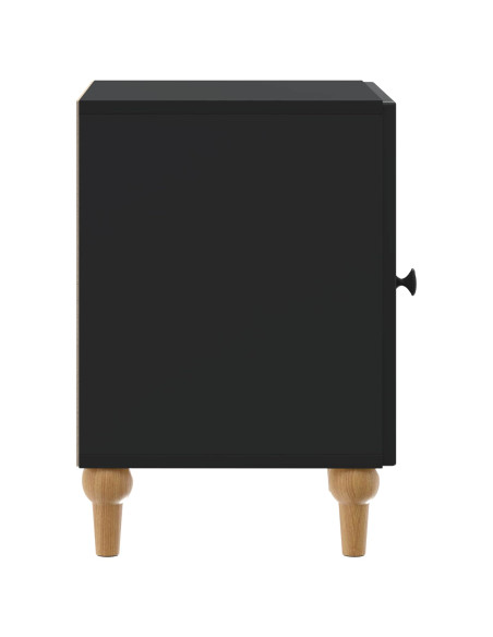 Armadio da Notte Nero 43 x 34,5 x 50 cm Legno ingegnerizzato