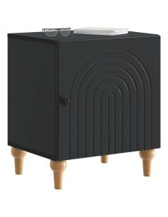 Armadio da Notte 2 pcs Nero 43 x 34,5 x 50 cm 2