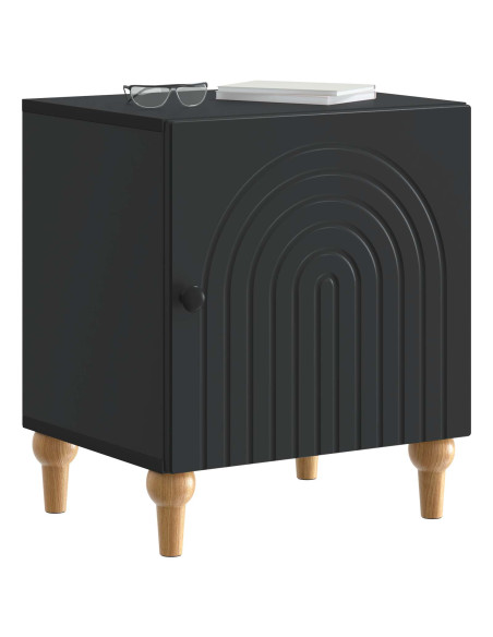 Armadio da Notte 2 pcs Nero 43 x 34,5 x 50 cm
