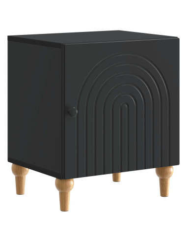 Armadio da Notte 2 pcs Nero 43 x 34,5 x 50 cm