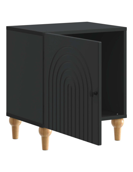 Armadio da Notte 2 pcs Nero 43 x 34,5 x 50 cm