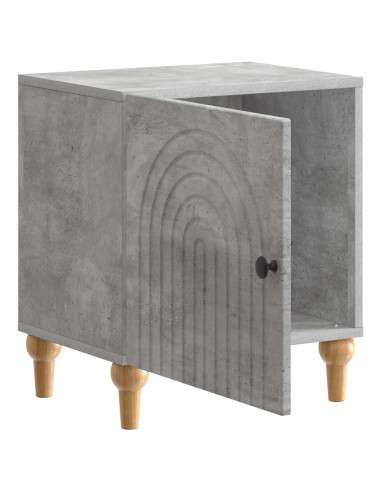 Armadio da Notte 2 pcs Grigio Cemento 43 x 34,5 x 50 cm