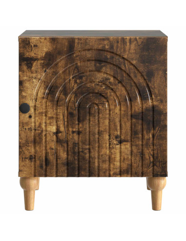 Armadio da Notte Rovere Fumo 43 x 34,5 x 50 cm