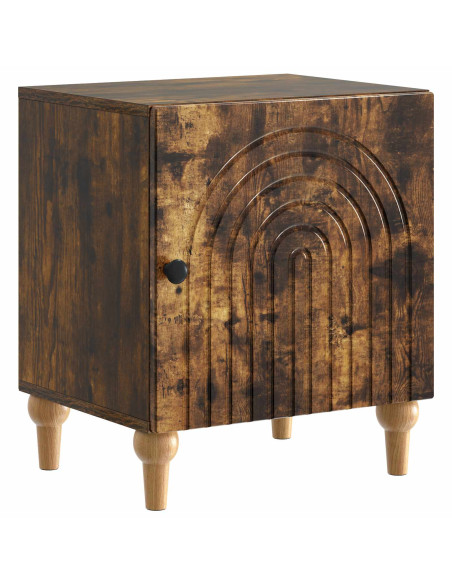 Armadio da Notte 2 pcs Rovere Fumo 43 x 34,5 x 50 cm