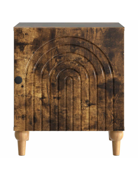 Armadio da Notte 2 pcs Rovere Fumo 43 x 34,5 x 50 cm