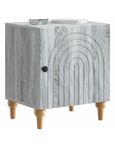 Armadio da Notte Grigio Sonoma 43 x 34,5 x 50 cm 2