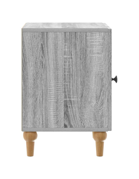 Armadio da Notte Grigio Sonoma 43 x 34,5 x 50 cm