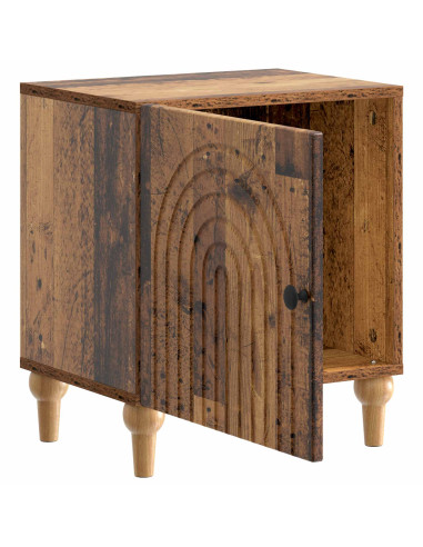 Armadio da Notte 2 pcs Legno antico 43 x 34,5 x 50 cm