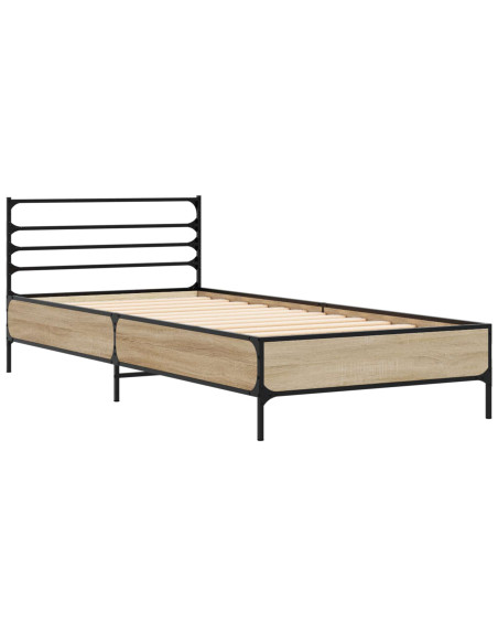 Struttura del letto Rovere Sonoma 80 x 200 cm