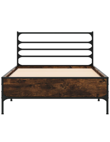 Struttura del letto Rovere Fumo 80 x 200 cm