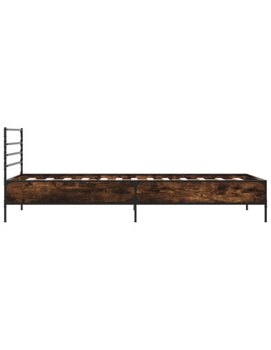 Struttura del letto Rovere Fumo 80 x 200 cm