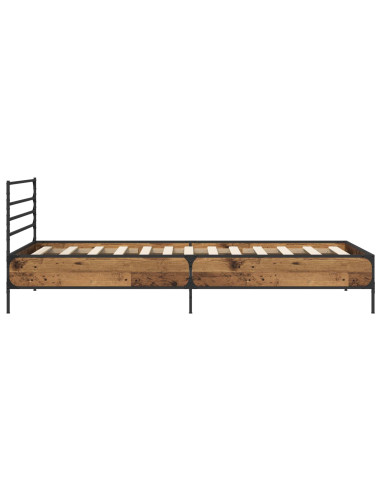 Struttura del letto Legno antico 80 x 200 cm