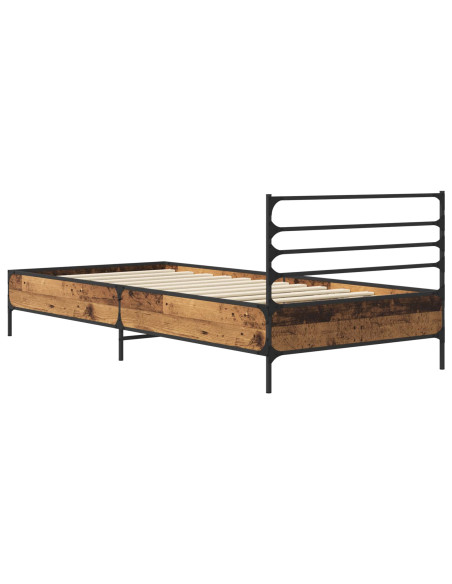 Struttura del letto Legno antico 80 x 200 cm