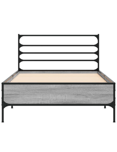 Struttura del letto Sonoma grigio 80 x 200 cm