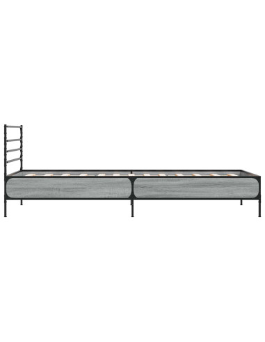Struttura del letto Sonoma grigio 80 x 200 cm