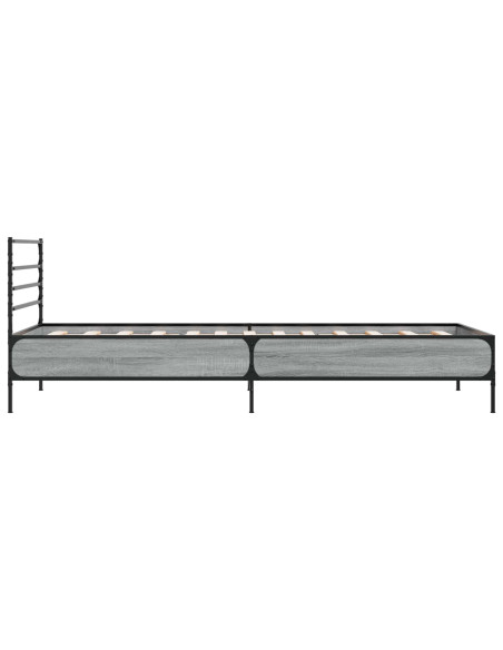 Struttura del letto Sonoma grigio 80 x 200 cm