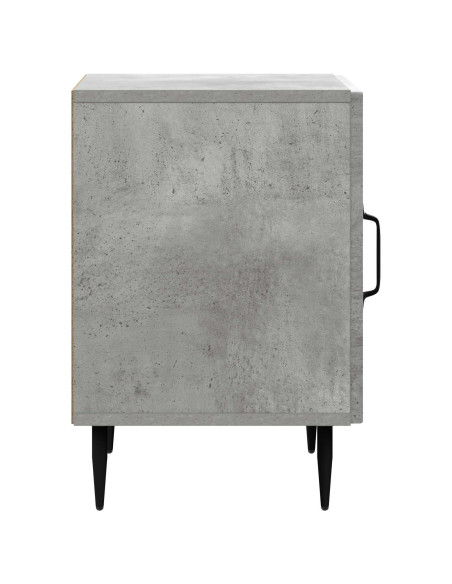 Armadio da Notte Grigio Cemento 43 x 34,5 x 50 cm