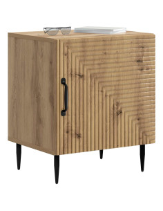 Armadio da Notte 2 pcs Rovere Artigianale 43 x 34,5 x 50 cm 2
