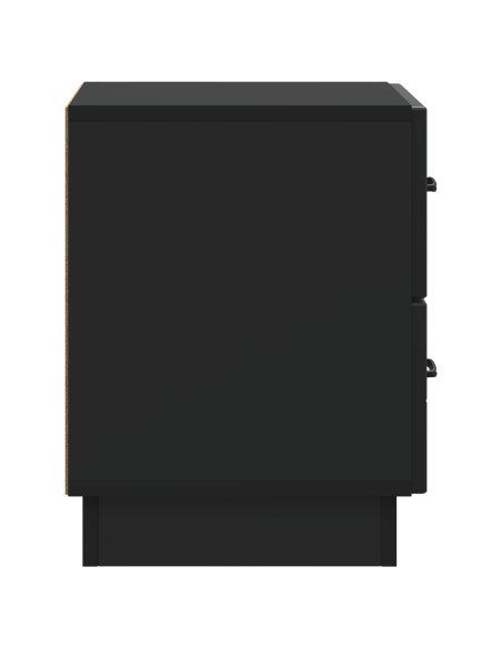 Armadio da Notte Nero 43 x 34,5 x 44,5 cm Legno ingegnerizzato