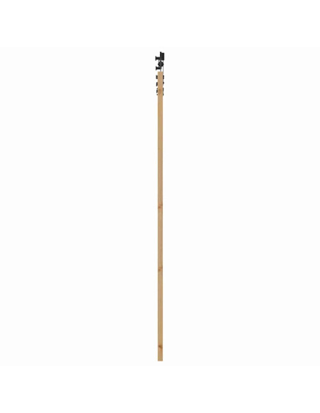 Porta scorrevole ORKDAL Naturale e Nero 93 x 211 cm