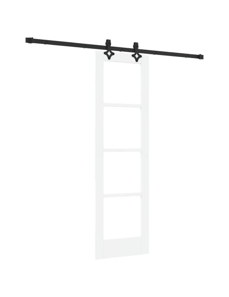 Porta scorrevole ORKDAL Bianco e Nero 61 x 198,5 cm
